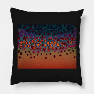 Brown Trout Eye Mountain II Pillow