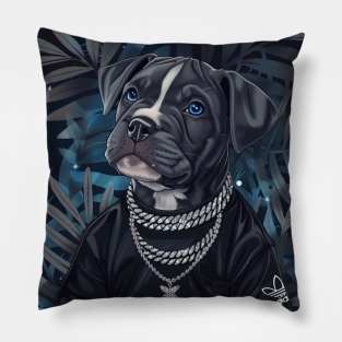Blingy Staffy Pillow