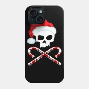 Santa Skull & Candy Canes Phone Case