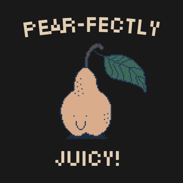 Pear-fectly Juicy! 8-Bit Pixel Art Pear by pxlboy