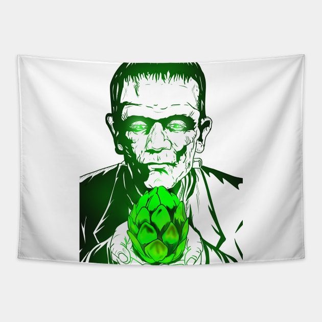 Frankenhop's Monster Tapestry by CraftOrDie