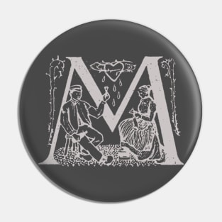 Mega Letter M Pin