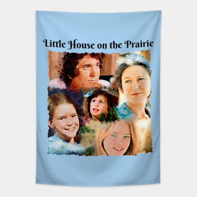 Ingalls Family Collage Tapestry by Neicey