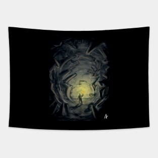 Cavern exploration Tapestry