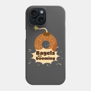 bagels are booming Phone Case