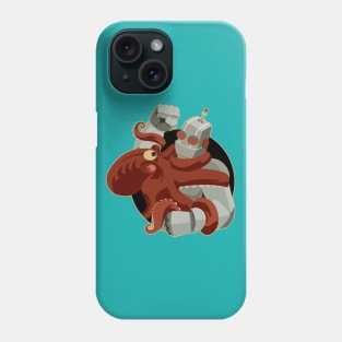 Robot Versus Cephalopods Phone Case