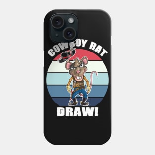 Funny Cowboy Rat Phone Case