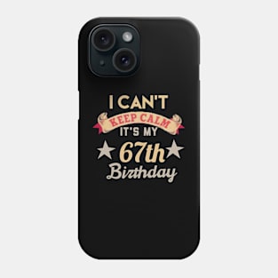 67th birthday gift Phone Case