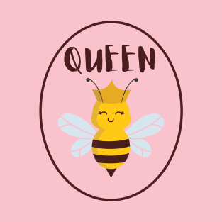Queen Bee - Royal Bee Graphic to Show who's Boss With a Smile T-Shirt