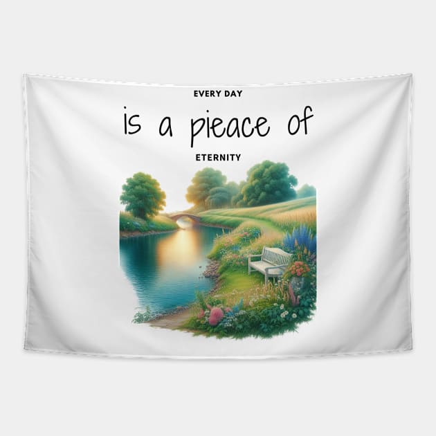 Philosophic quote Tapestry by YuYu