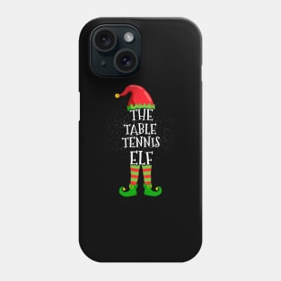 Table Tennis Elf Family Matching Christmas Group Funny Gift Phone Case