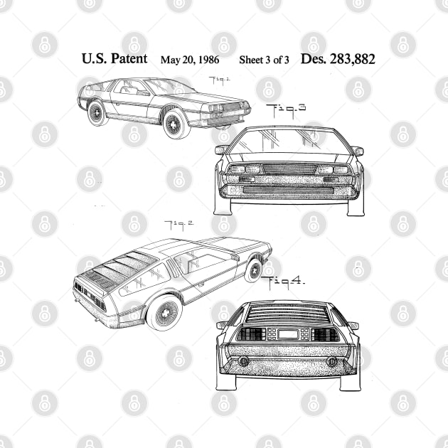 Delorean Patent Design by DennisMcCarson