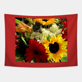 Colorful sunflowers Tapestry