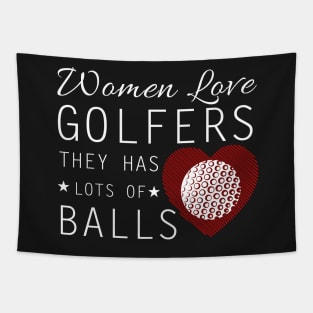 Golfer Mom Tapestry