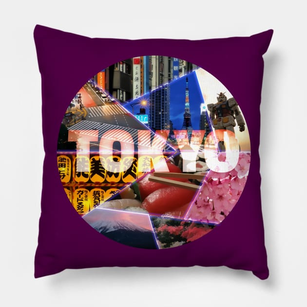 TOKYO JAPAN Pillow by sundressed