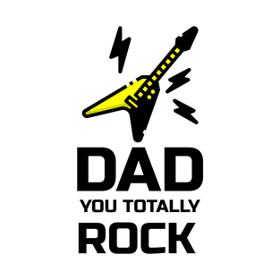 Dad you totally rock - Guitar Dad Unique Fathers Day 2020 T-Shirt