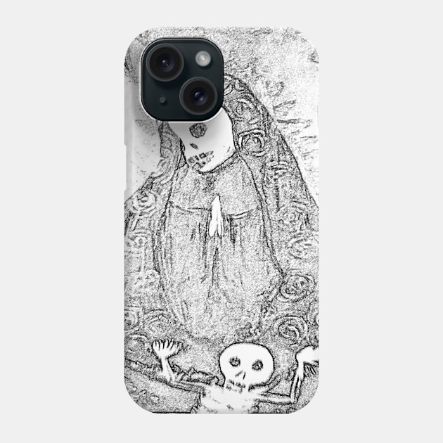 Virgin of Guadalupe Phone Case by Edofest