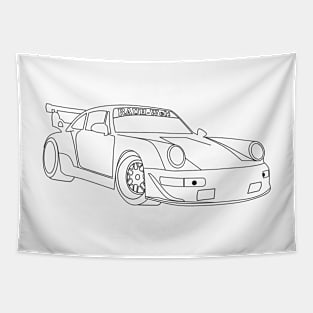 rwb style white Tapestry