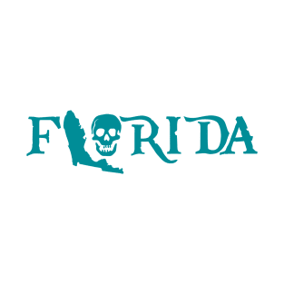 Skull Pirate Florida Miami Dolphins T-Shirt