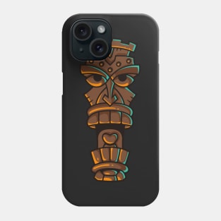 Funny Tribal Tiki Head Phone Case