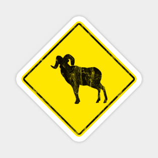 Bighorn Sheep Crossing Magnet