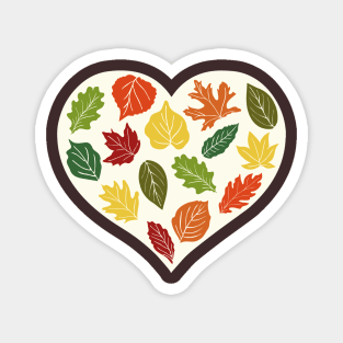 Heartfelt Autumn | Brown Magnet