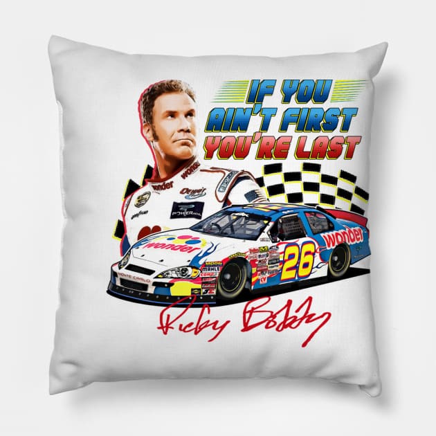 Ricky Bobby Cup Pillow by stevenmsparks