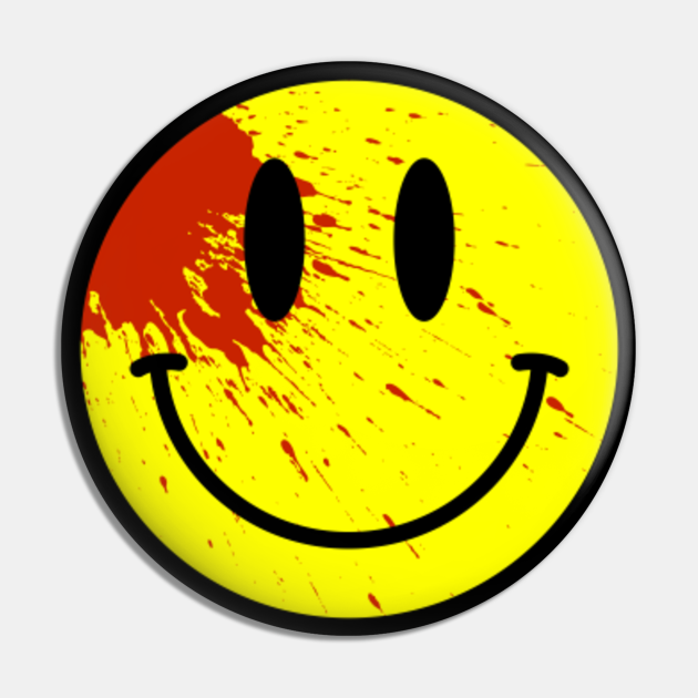 Acid House Smiley Face - Bloodied - Smile - Pin | TeePublic