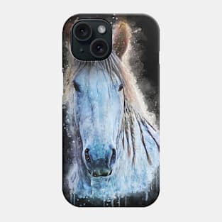 Magnificent Percheron Drafthorse head 2 Phone Case