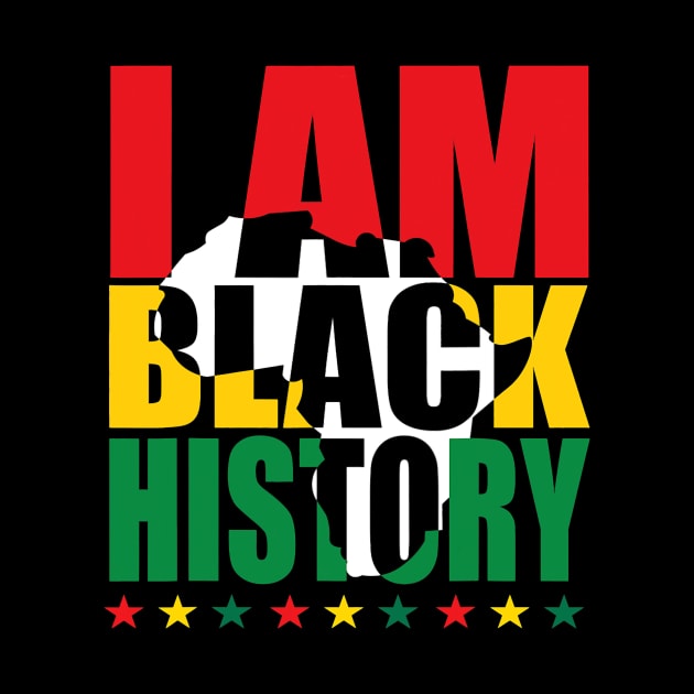 I Am Black History African American Black History Month 2023 by omorihisoka