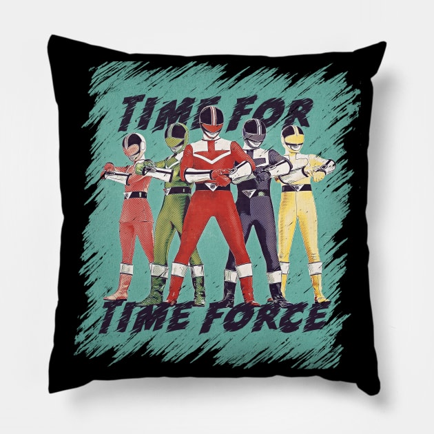 Time For Time Force Pillow by creativespero