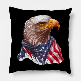 American Eagle 4th of July memorial day Pillow