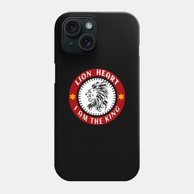 I Am the King Lion Best Selling Lion King Design Phone Case by Global Creation