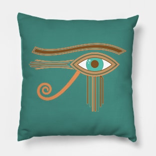 Eye of Horus Ancient Egyptian Amulet for Health Pillow