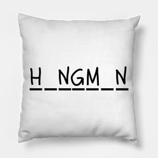 hangman Pillow