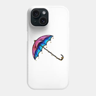 Red & Blue Umbrella Phone Case