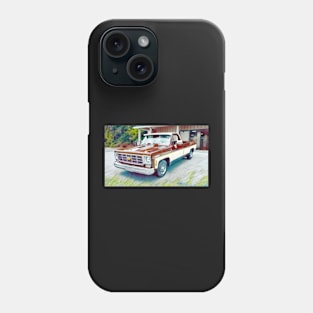 Classic 1977 Chevy C10 Pick Up Truck Phone Case