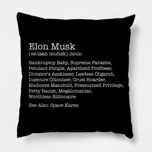 Elon Musk Space karen Pillow