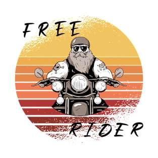 Vintage Sunset Free Rider T-Shirt