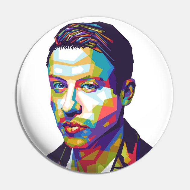 Macklemore Colorful Pin by Paradox Studio