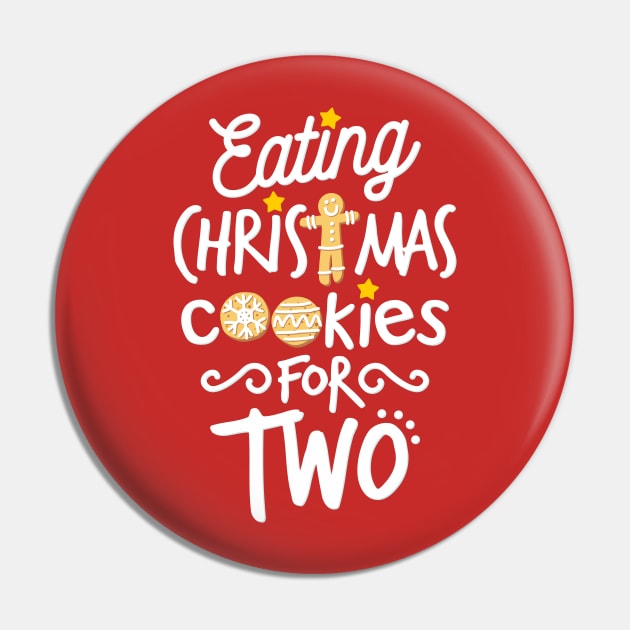 Eating Christmas Cookies For Two Pin by teevisionshop