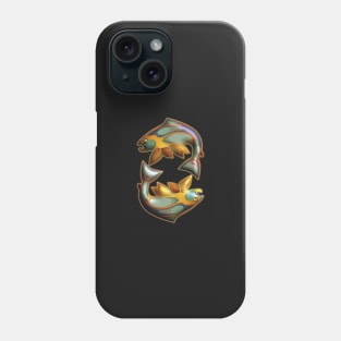 Dancing Trout Phone Case