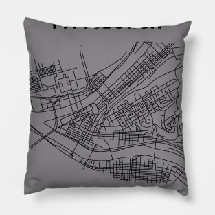 Pittsburgh Map Pillow