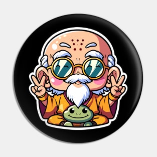 Chibi Zen Master: Mr. Miyagi's Happy Wisdom Pin