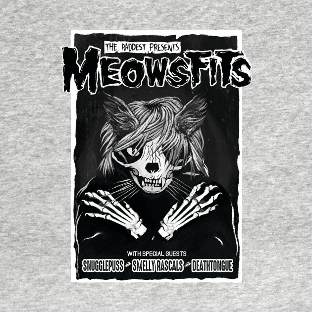 Disover Meowsfits Misfits Parody - Misfits - T-Shirt