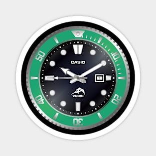 Casio Duro in Green Magnet