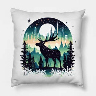 Moose Animal Beauty Nature Wildlife Discovery Pillow