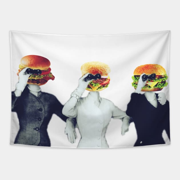 Burgerhood Tapestry by reesea