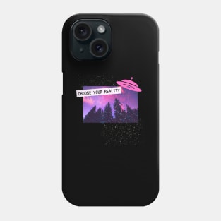 Vaporwave Alien Ufo Trip Party Techno Club Glitch Phone Case