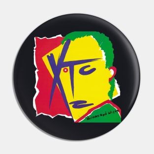 Xtc Drums And Wires Pin